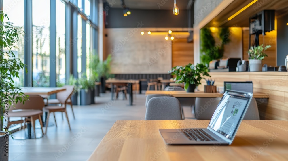 Fototapeta premium Environmental engineer evaluating renewable energy sources with wind turbines in the background
