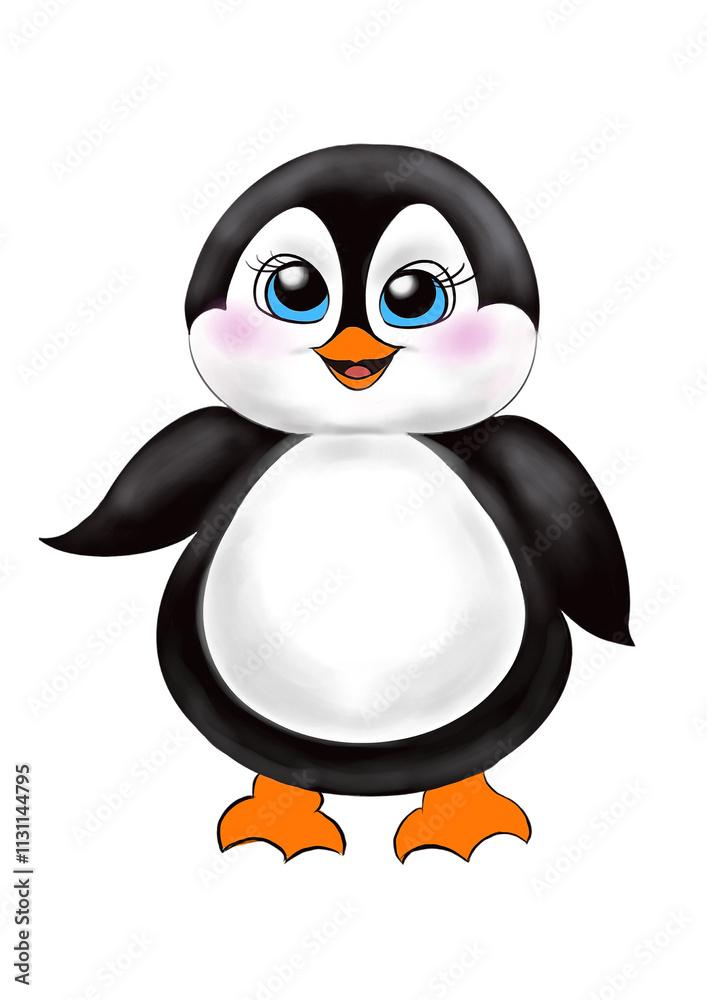 Obraz premium Cute penguin