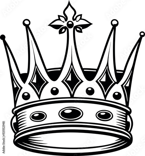 a crown with the word crown on it