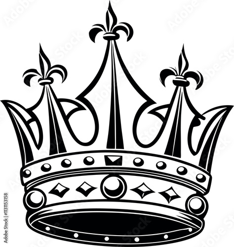 a crown with the word crown on it