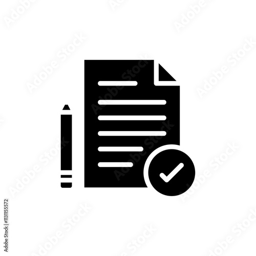 Declarations icon Isolated flat vector in outline