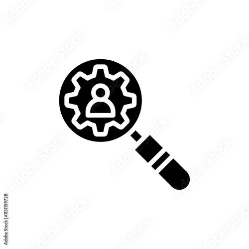 Resource icon Isolated flat vector in outline