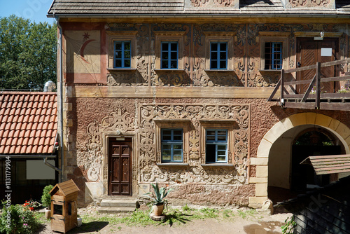 Grodno Castle in Zagorze Slaske, Poland photo