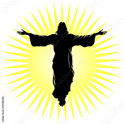 YESUS Kristus vector illustration