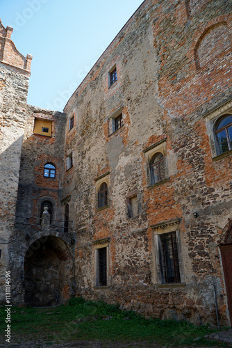 Stone walls - Grodno Castle, Zagorze Slaskie, Poland