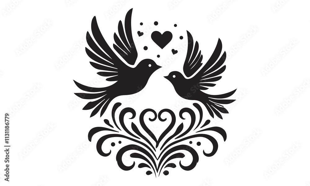 Obraz premium Happy Valentines Day typography vector illustration. Romantic Template design for celebrating valentine's Day on 14 February. Wallpaper, flyer, poster, sticker, banner, card, T-shart.