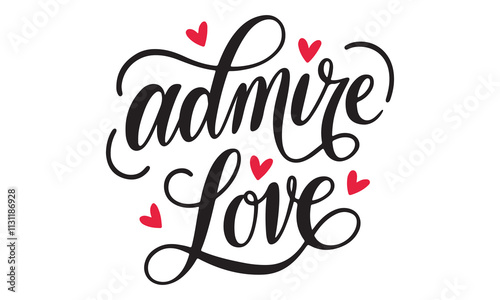Happy Valentines Day typography vector illustration. Romantic Template design for celebrating valentine's Day on 14 February. Wallpaper, flyer, poster, sticker, banner, card, T-shart.