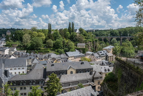 Stadtteil Pfaffenthal in Luxemburg photo