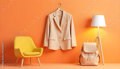 The image presents a promotional banner highlighting new products tailored for businesses. On the left side, bold white text reads 