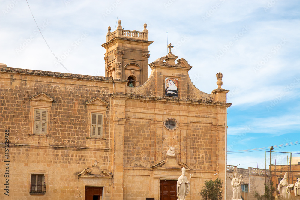 Gozo (Għawdex) Island Victoria Church of St Augustine Malta