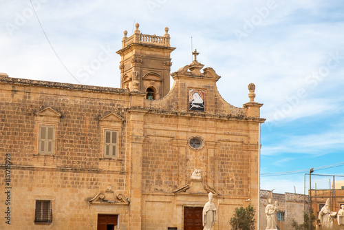 Obraz na płótnie Gozo (Għawdex) Island Victoria Church of St Augustine Malta w salonie