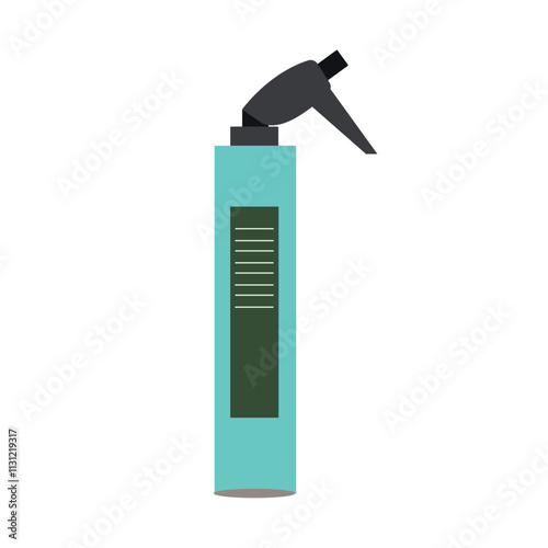 Hair spray vector isolated illustration.