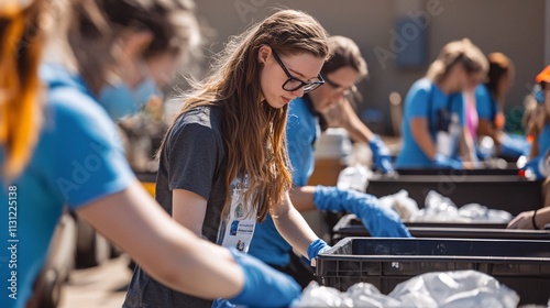 Capture the spirit of volunteering and community service with visuals that portray acts of kindness, altruism, and the collective effort to make a positive impact on society
