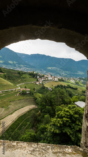 Obraz na plátně landscape from castel tirolo near meran in south tyrol