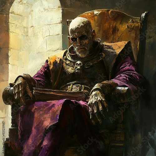 Ancient Sage: A Master's Contemplation