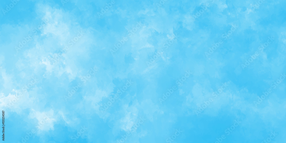 Obraz premium Bright cyan watercolor textured effect elegant light blue background with soft texture and high-definition design with color, blue watercolor stroke paint brush ink pastel on grungy background.
