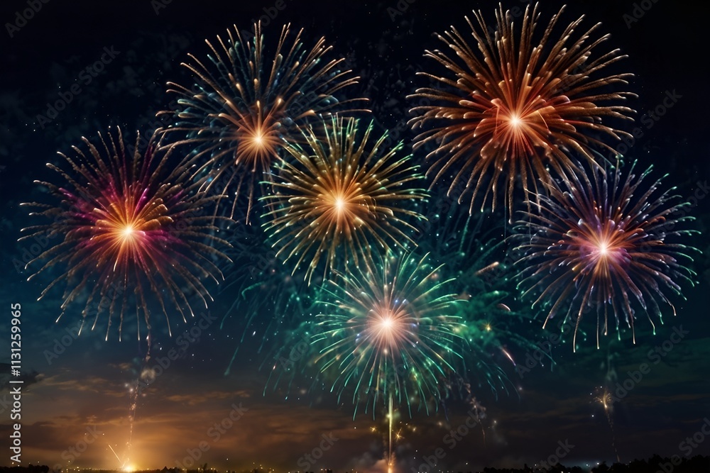 Fototapeta premium Fireworks Display