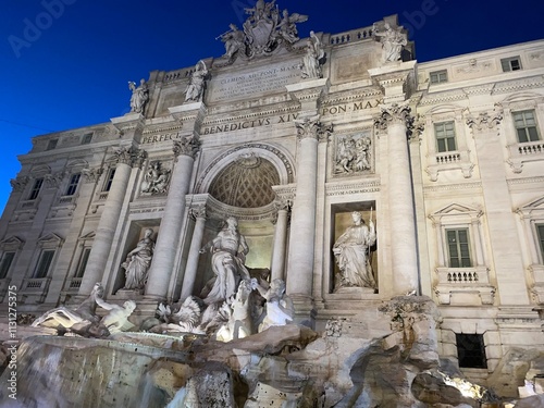Trevi Fountain in Rome, Italy 