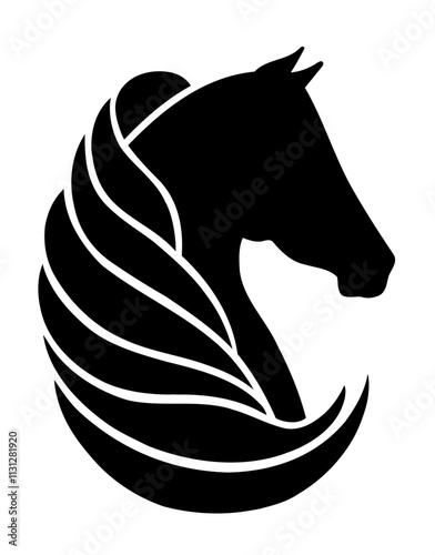 Horse Head Silhouette