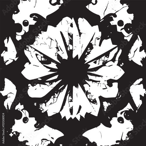 Abstract background. Monochrome texture. Image includes a effect the black and white tones
