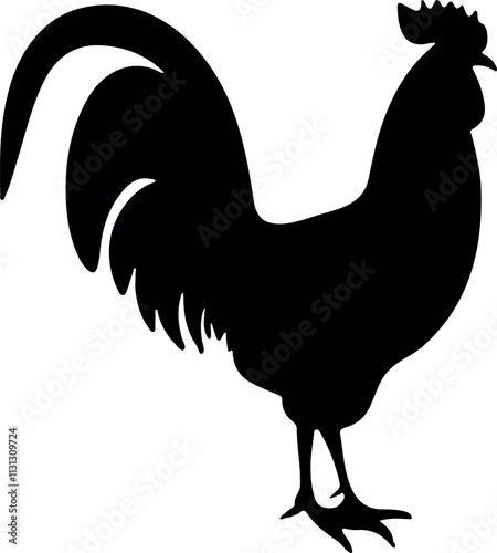 Chicken Vector Silhouette File