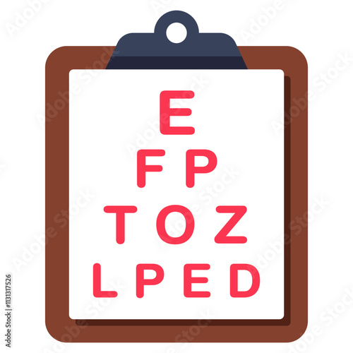 Modern design icon of eye test