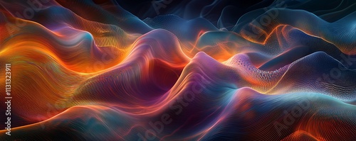 Cyber technology illustration. 3d rendering