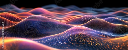 Cyber technology illustration. 3d rendering