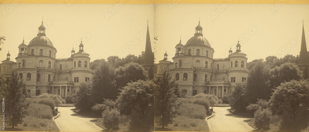Obraz premium 3D SBS Side By Side Stereoscopic image