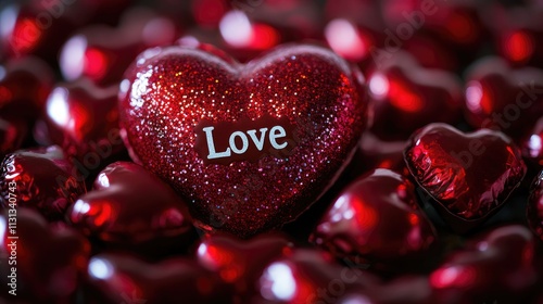 Valentine's Day Candies. Selective focus.