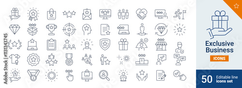 Exclusive icons Pixel perfect. Star, product, premium, ...	
