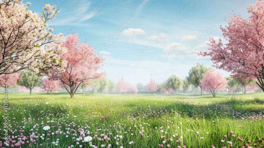 Obraz premium Harmony in Nature. Serene natural environment concept