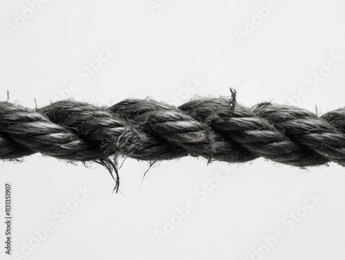 Close-up of rope with knot photo