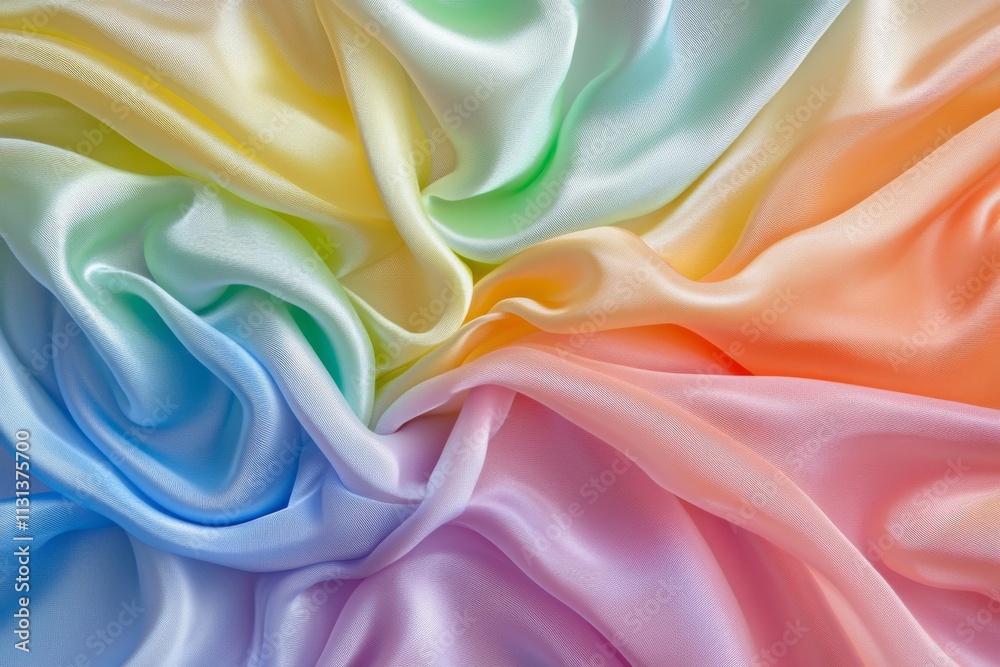 Obraz premium Holographic Background with Rainbow Pastel Colors and Grainy Texture