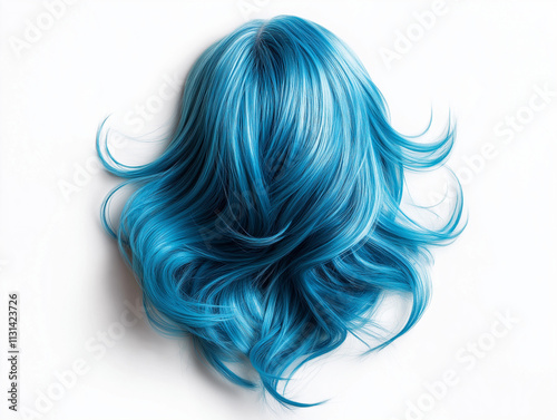 Blau glänzendes Haar mit charaktervollen Wellen

 photo