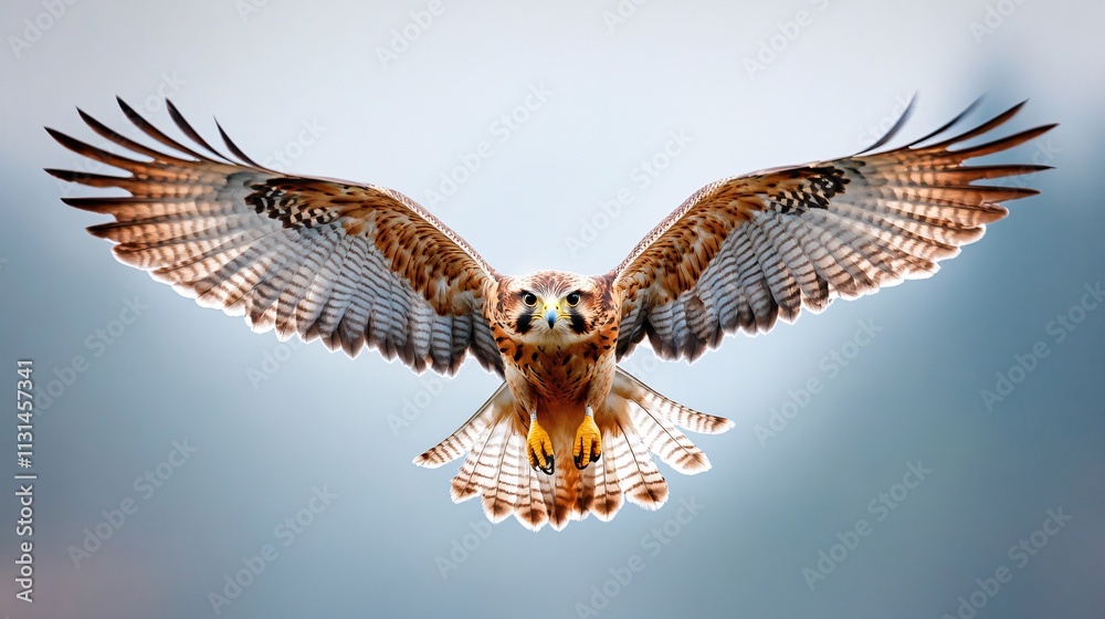 Fototapeta premium Majestic Hawk in Flight