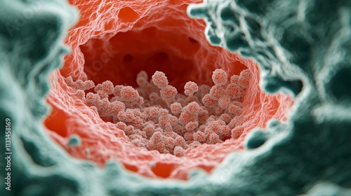 Microscopic View of Cellular Structure