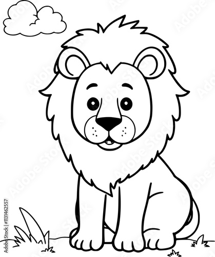 lion cartoon character