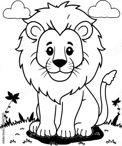 lion cartoon character
