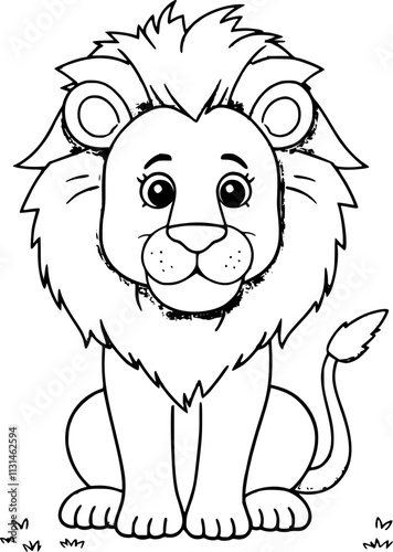 lion cartoon character