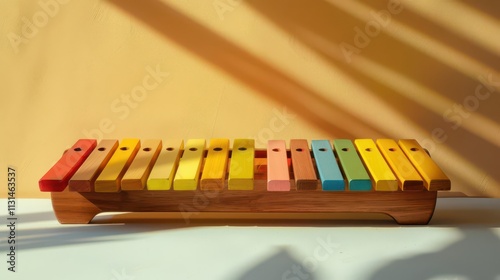 Harmony Blocks. Music Toy and Font-inspired design concept