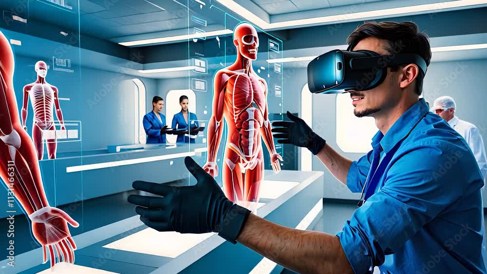 Virtual Reality in Medical Training with Human Anatomy Models in a High ...