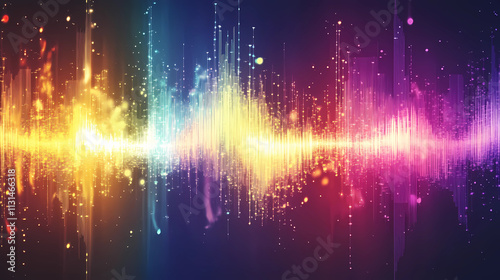 Rhythmic Vibrance: Audio Spectrum in Motion