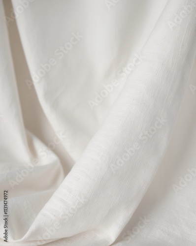 White Linen Texture Off White Fabric Background