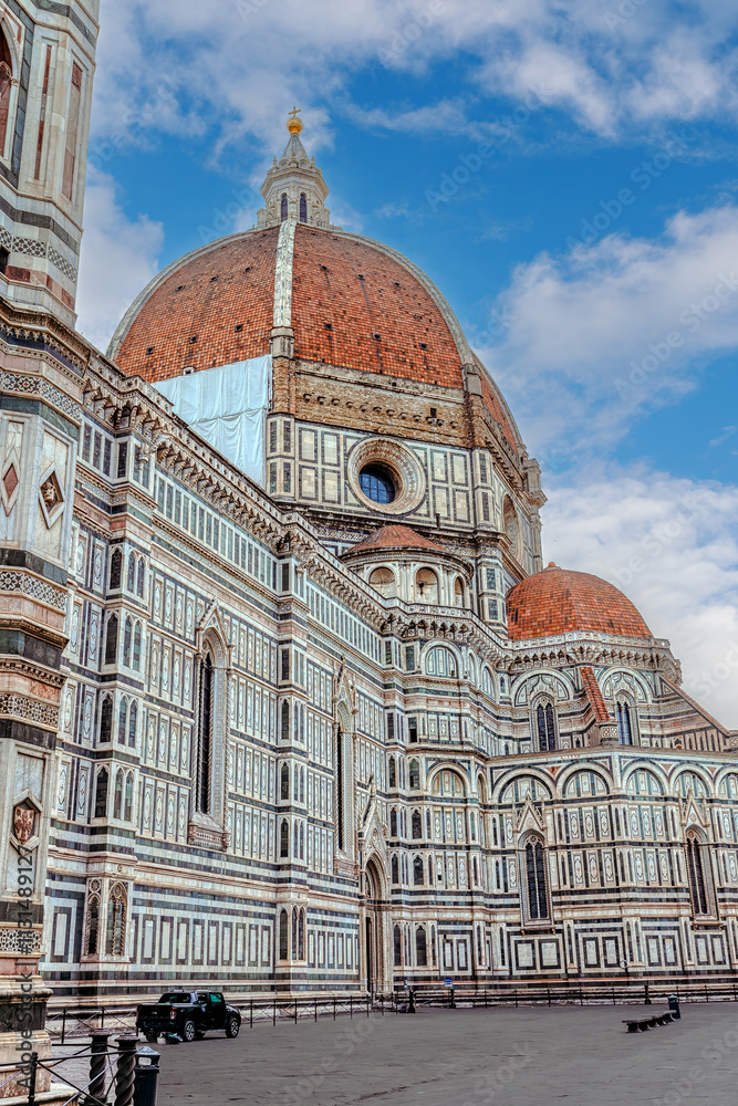 The Cathedral of Florence, the capital of Tuscany, is the most famous of the architectural structures of Florence Cathedral, Cattedrale di Santa Maria del Fiore