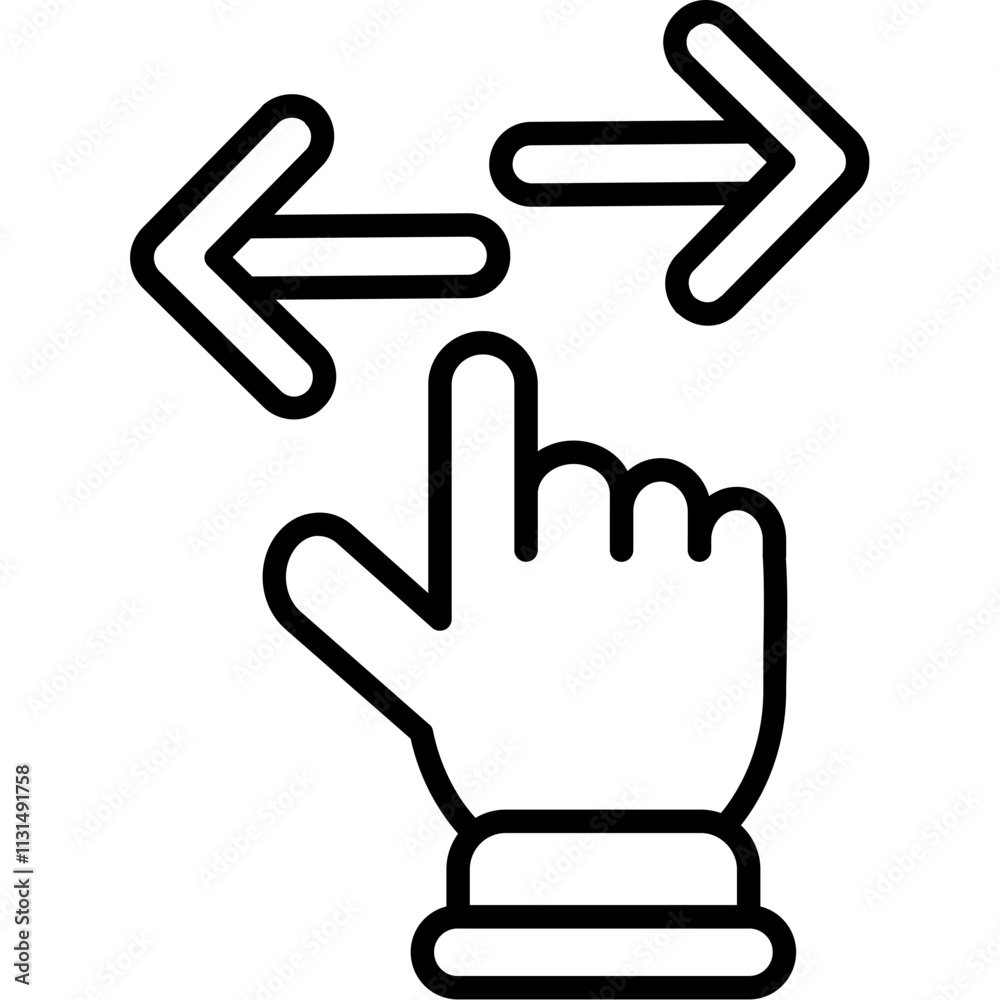 Fototapeta premium Arrow Icon