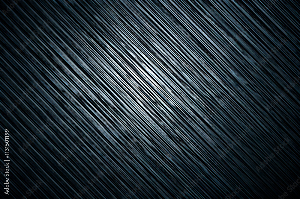 Fototapeta premium A dark, textured surface featuring diagonal lines, creating a sleek and modern aesthetic.