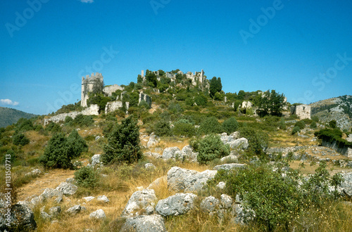 Chateau, vieux village, Chateauneuf de Comtes, 06, Alpes Maritimes, région Provence Alpes Côte d'Azur, France photo