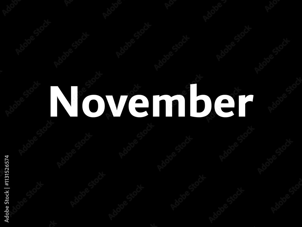 Fototapeta premium November