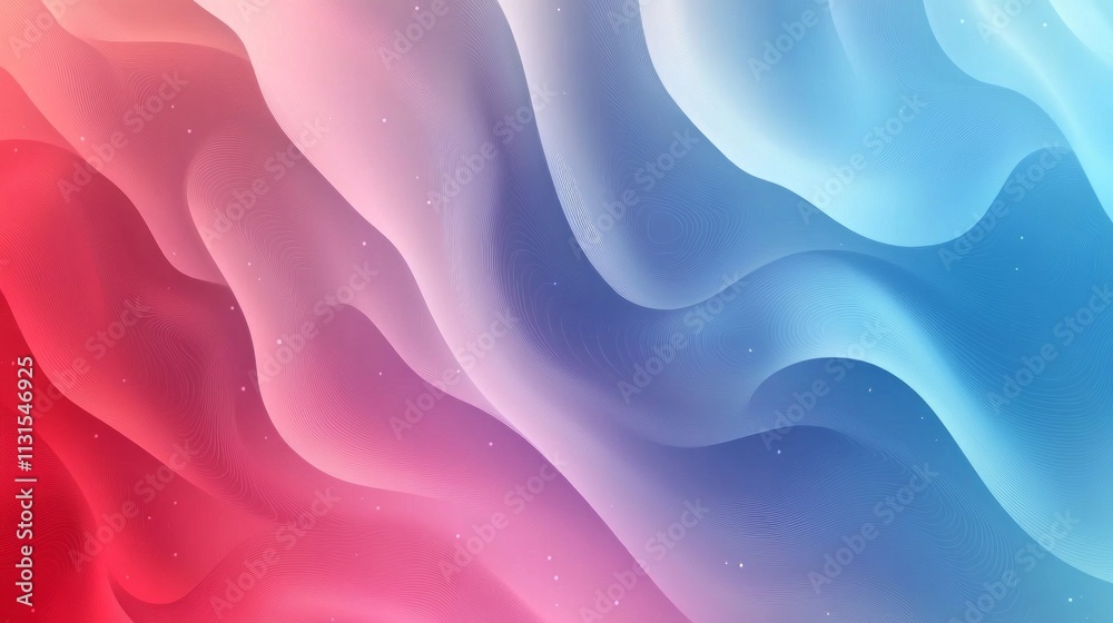 Obraz premium Abstract vector gradient blend background with redn and blue colors